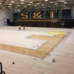 missouri s&t gym floor stained graphics