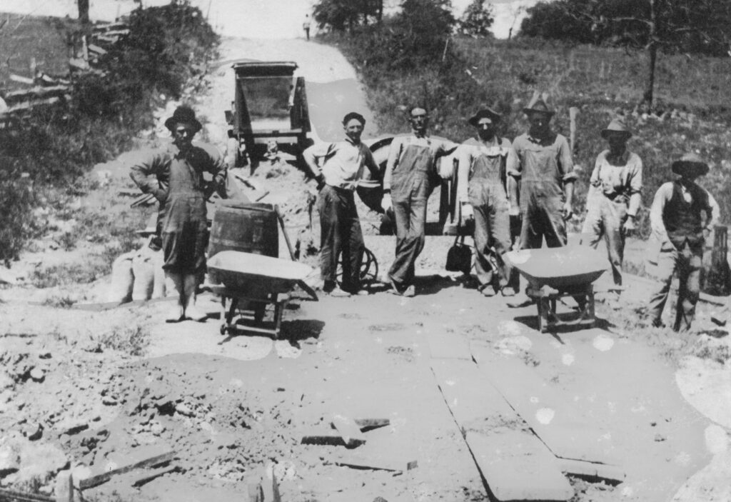 DeWitt Concrete Foreman and Team