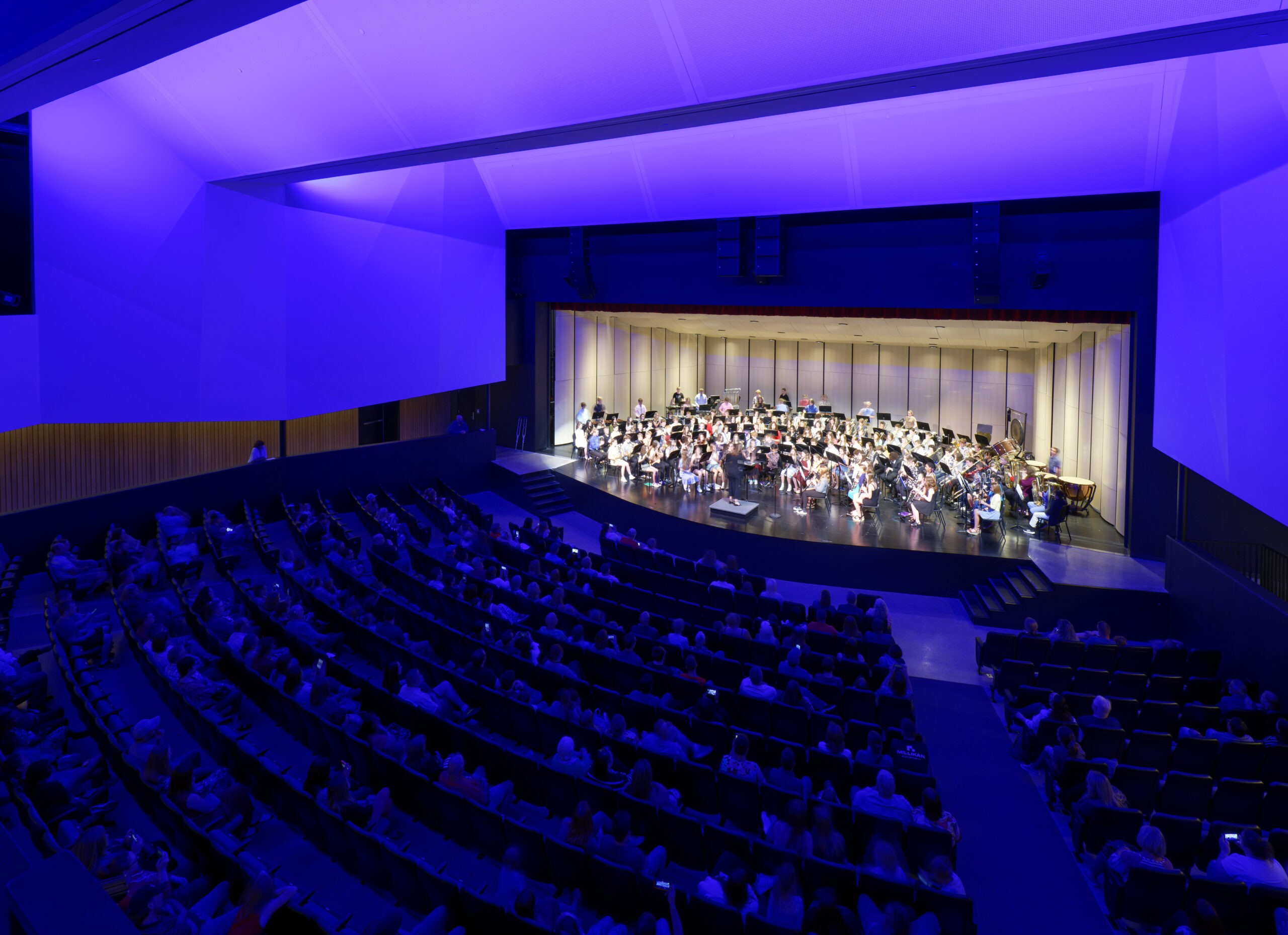 Nixa High School Aetos Center for the Performing Arts Balcony View