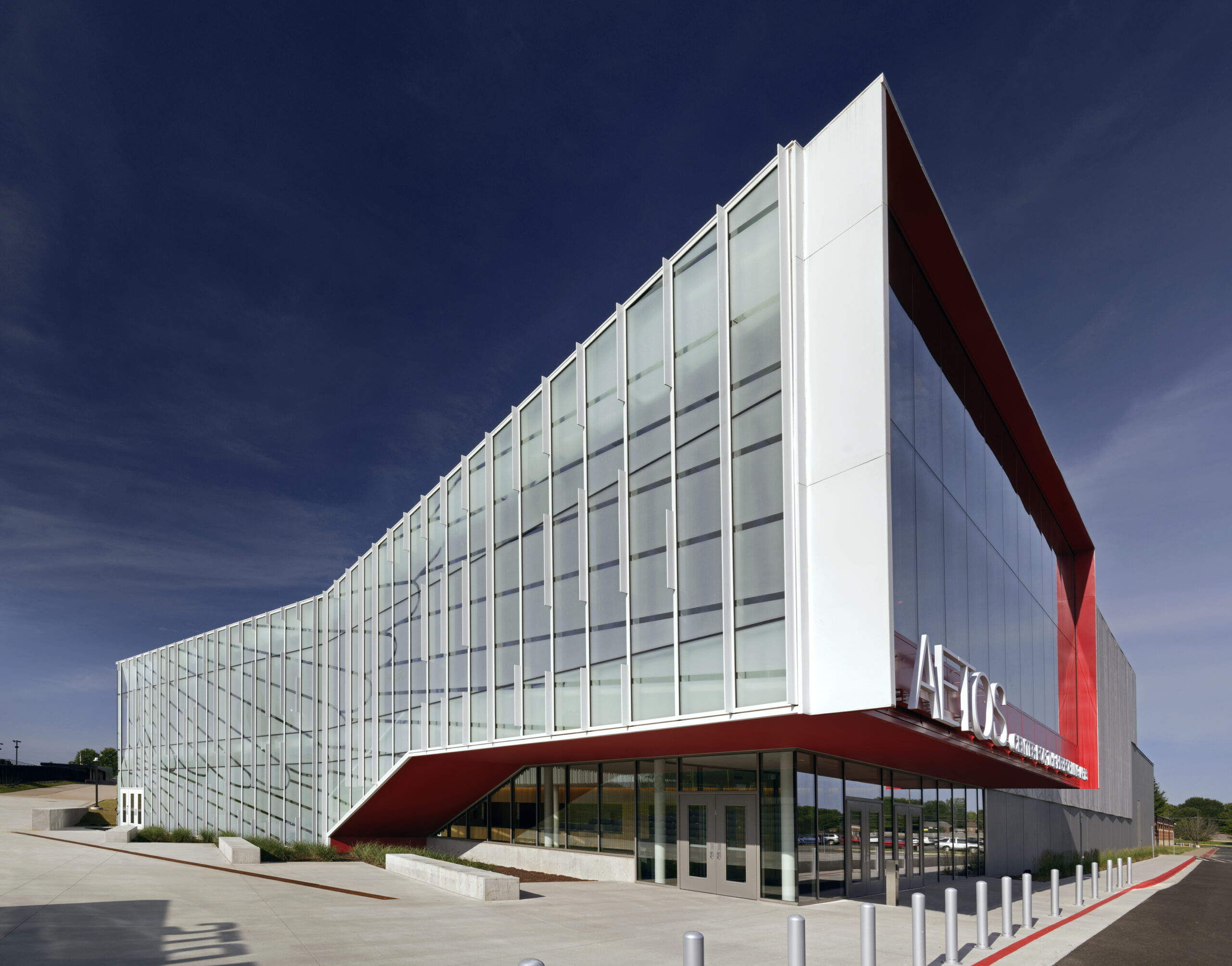 Nixa High School Aetos Center for the Performing Arts Custom Glass Eagle Wing
