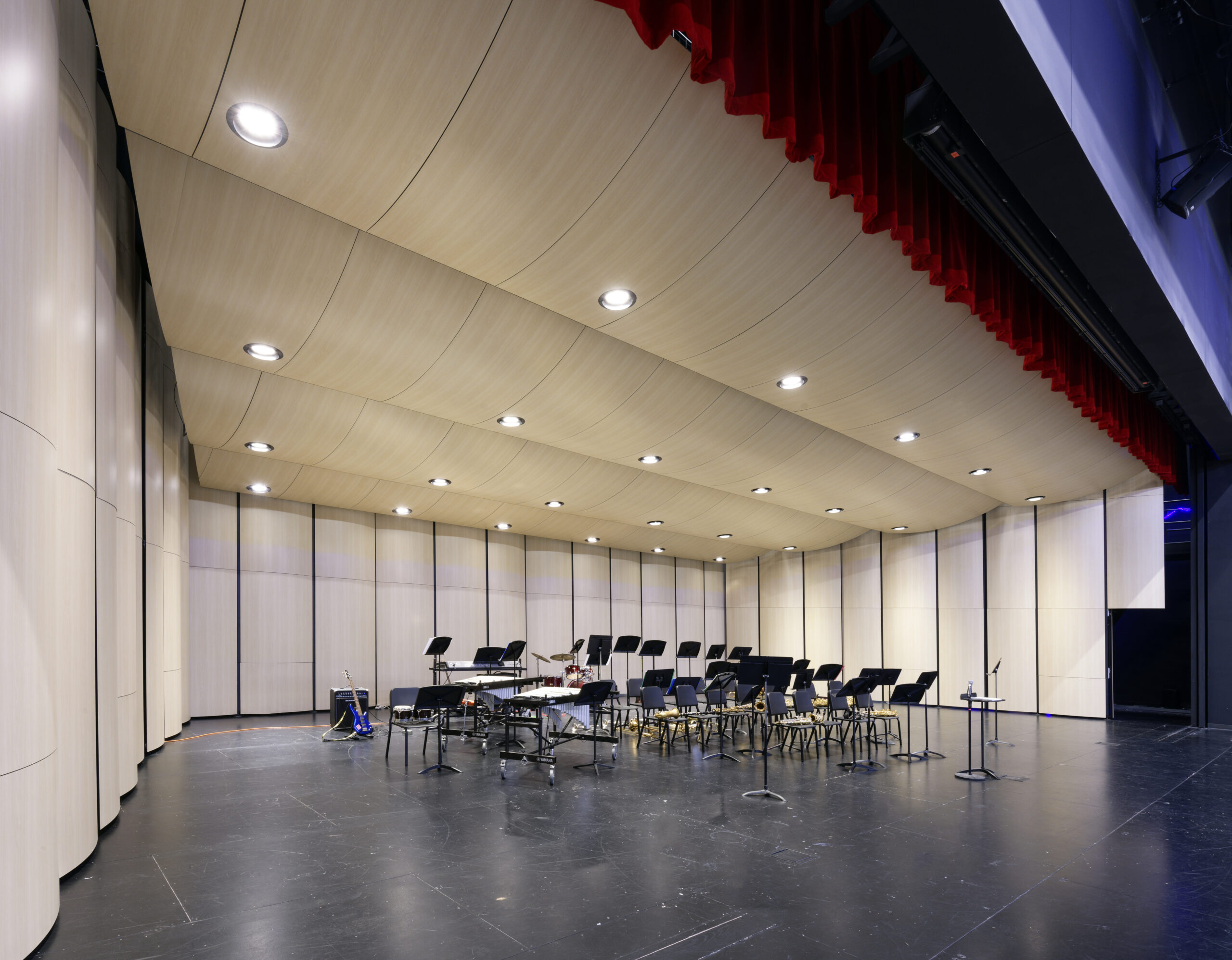 Nixa High School Aetos Center for the Performing Arts Musical Stage