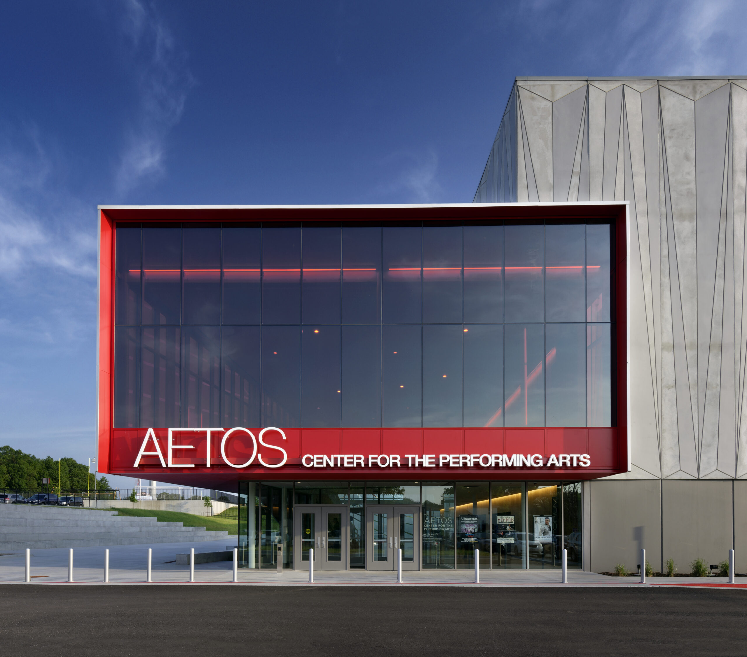 Nixa High School Aetos Center for the Performing Arts Red Entry