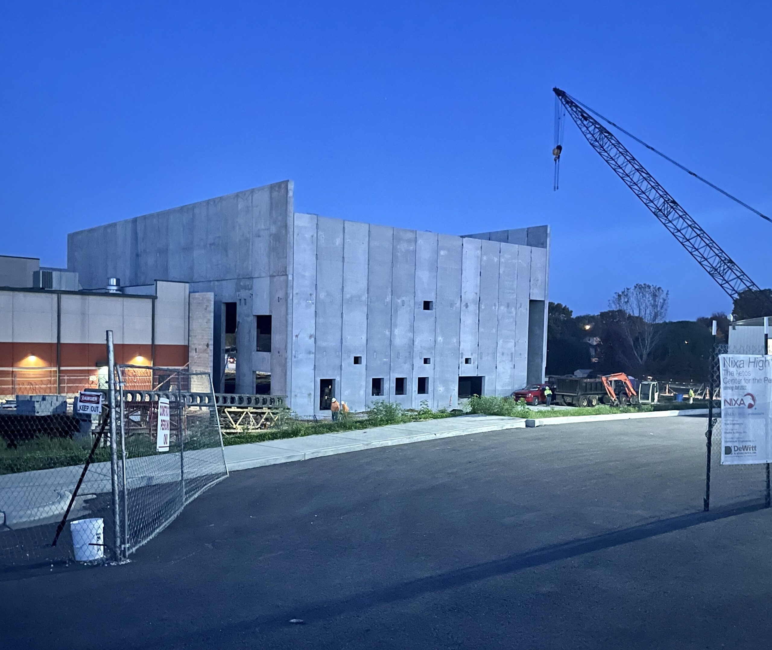 Nixa Performing Arts Center construction