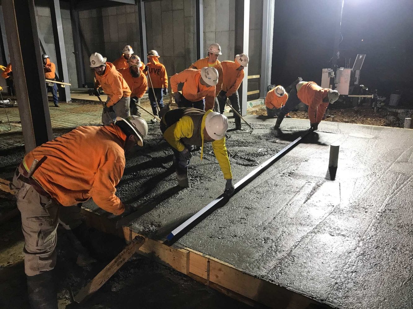 christian county slab pour 2