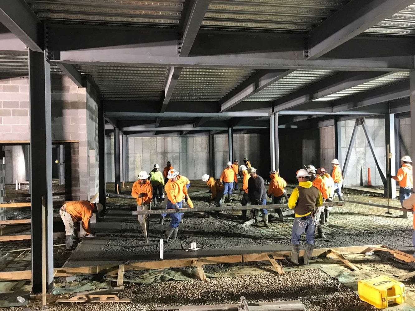 christian county slab pour